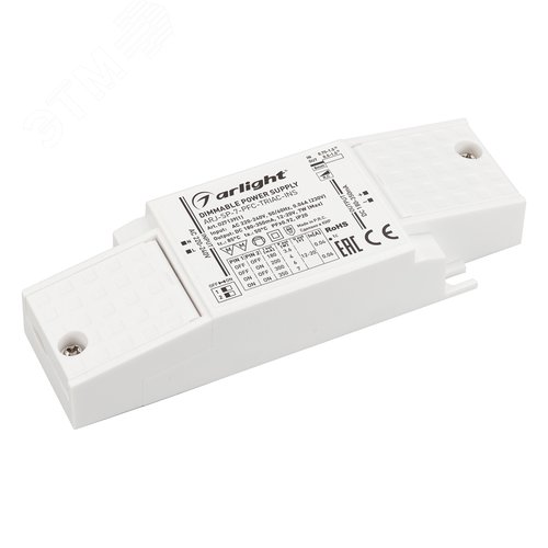 Блок питания ARJ-SP-7-PFC-TRIAC-INS (7W, 12-20V, 0.18-0.35A) (Arlight, IP20 Пластик, 5 лет) (027139(1)) - Arlight