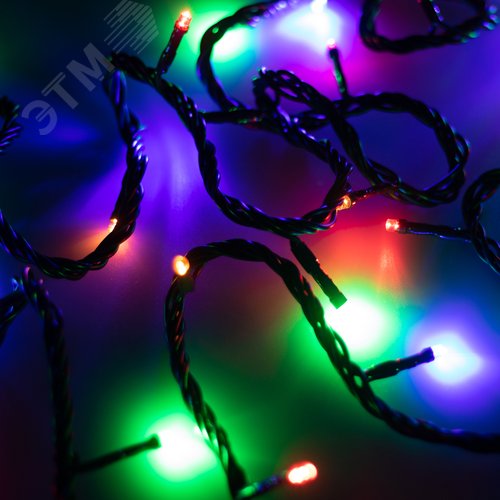 Гирлянда светодиодная декоративная ARD-STRING-HOME-5000-GREEN-50LED-LIVE RGB 230V, 3.5W ARDCL, IP20