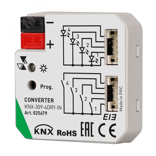 INTELLIGENT ARLIGHT Конвертер KNX-309-4DRY-IN (BUS) | 025679 | Arlight