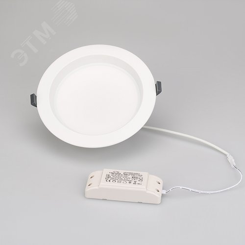 Светильник IM-CYCLONE-R200-20W Day4000-MIX (WH, 90 deg) (ARL, IP40 Металл, 3 года) - фото 5