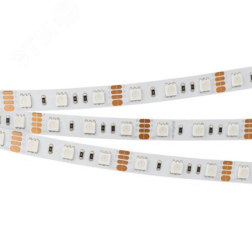 Лента LED RT 2-5000 12V RGB 2x (5060, 300 LED, LUX) (ARL, 14.4 Вт/м, IP20) (012340(B))