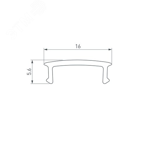 Экран ARH-KANT-H16-2000 Square Opal-PM (ARL, Пластик) 7