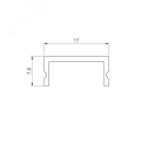 Экран ARH-KANT-H16-2000 Square Frost-PM (ARL, Пластик) 9