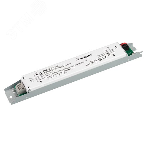 Блок питания ARV-SP24030-LONG-PFC-A (24V, 1.25A, 30W) (ARL, IP20 Металл, 5 лет) - Arlight