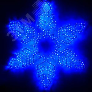 Фигура ARD-SNOWFLAKE-M1-940x940-648LED Blue (230V, 36W) (ARDCL, IP65) (025304) - Arlight