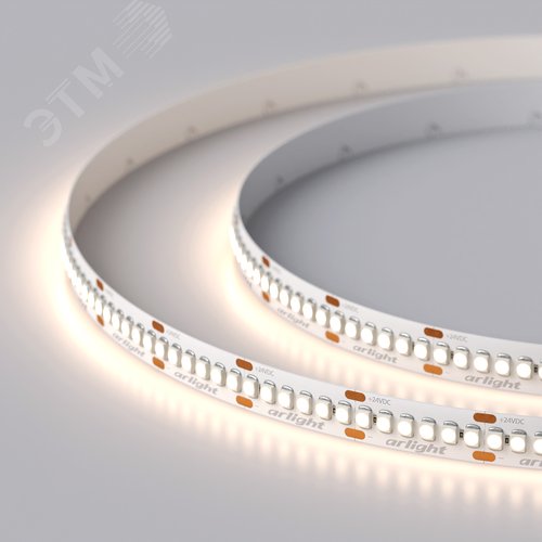 Лента светодиодная 19,2 Вт/м 24В IP20 4000K 240LED/м RT-A240-10mm SMD 3528 5 м - фото 4
