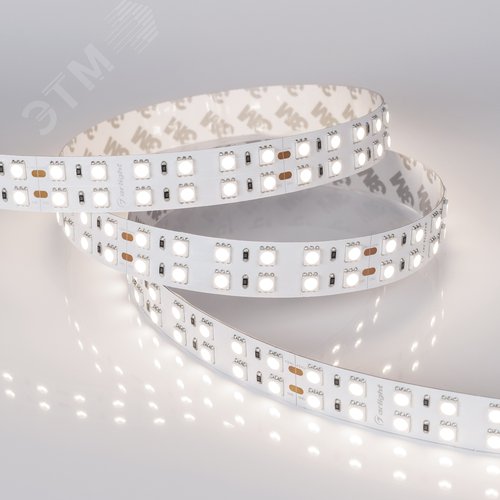 Лента светодиодная 34,4 Вт/м 24В IP20 4000K 144LED/м RT-B144-19mm SMD 5060 5 м - фото 2