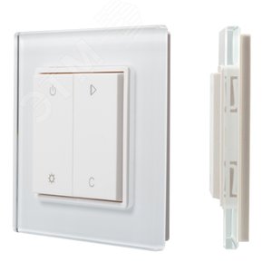 Панель Knob SR-2833RGB-RF-UP White (3V,RGBW,1зона) (ARL, IP20 Пластик, 3 года) (017740) - Arlight