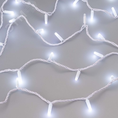 Гирлянда светодиодная декоративная ARD-STRING-CLASSIC-10000-WHITE-100LED-MILK-FLASH White 230V, 7W ARDCL, IP65 - фото 3