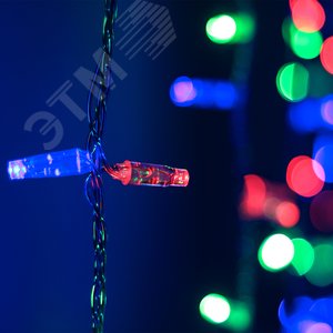 Гирлянда ARD-CURTAIN-CLASSIC-2000x2500-CLEAR-405LED RGB (230V, 81W) (ARDCL, IP65) (024851)