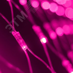 Гирлянда ARD-NETLIGHT-CLASSIC-2000x1500-CLEAR-288LED Pink (230V, 18W) (ARDCL, IP65) (024683)