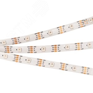 Лента SPI-5000SE-RAM-5060-30 12V Cx1 RGB-Auto (10mm, 4.8W/m, IP65) (Arlight, Закрытый, IP65) (026461)