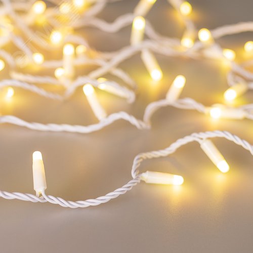 Гирлянда светодиодная декоративная ARD-STRING-CLASSIC-10000-WHITE-100LED-MILK-SYNC RGB 230V, 6.5W ARDCL, IP65 - фото 4