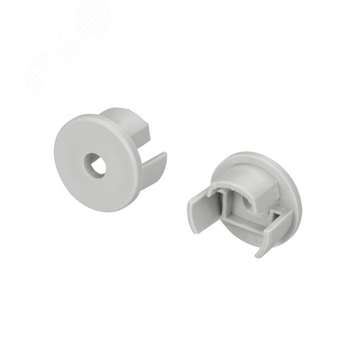 Заглушка ROUND-D18-FLAT с отверстием (ARL, Пластик)