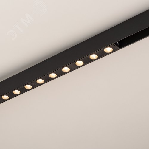 Светильник MAG-DOTS-25-L400-12W Warm3000 (BK, 30 deg, 24V) (IP20 металл, 3 года) - фото 7