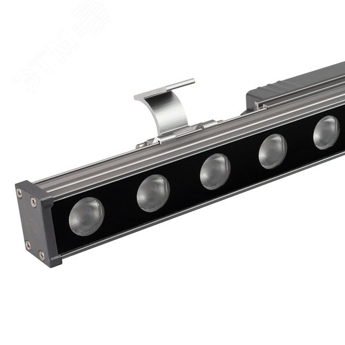 Прожектор линейный AR-LINE-500-12W Warm3000 (GR, 15x60 deg, 230 В) (IP65 металл, 3 года) - Arlight