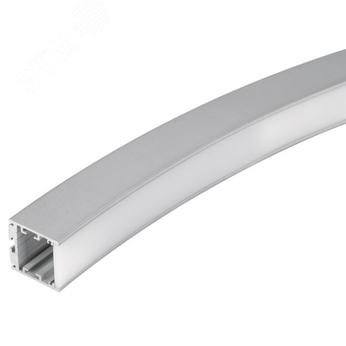 Профиль SL-ARC-3535-D1500-N90 SILVER (1180мм, дуга 1 из 4) (ARL, Алюминий) - фото 2