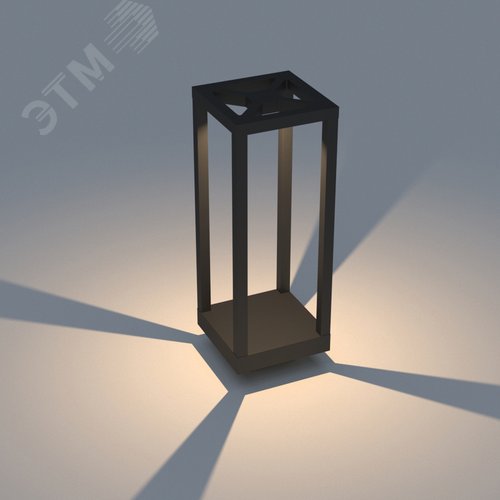 Светильник LGD-Path-Cub-H500B-12W Warm White (ARL, IP54 Металл, 3 года) 4