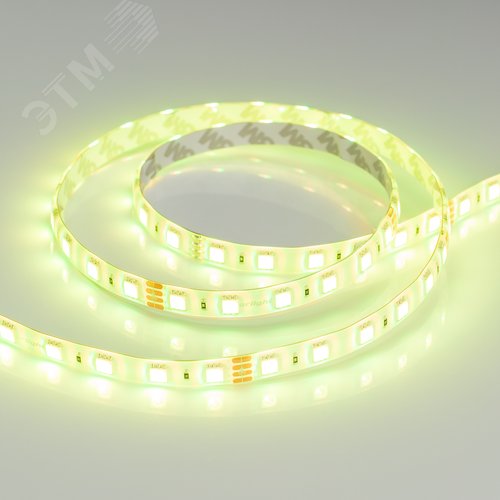 Лента светодиодная 14.4 Вт/м 24В RGB IP65 60LED/м RTW-B60-10-13mm SMD 5060 5 м герметичная - фото 2