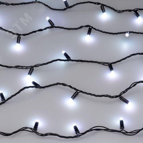 Гирлянда светодиодная декоративная ARD-STRING-CLASSIC-20000-BLACK-200 LED-MILK-SYNC RGB 230V, 13W ARDCL, IP65 - фото 5