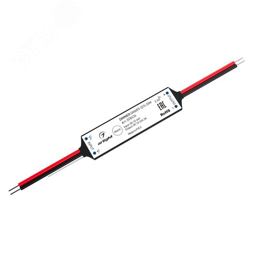 Диммер SMART-D15-DIM (12-24V, 1x3A, 2.4G) (ARL, IP20 Пластик, 5 лет)