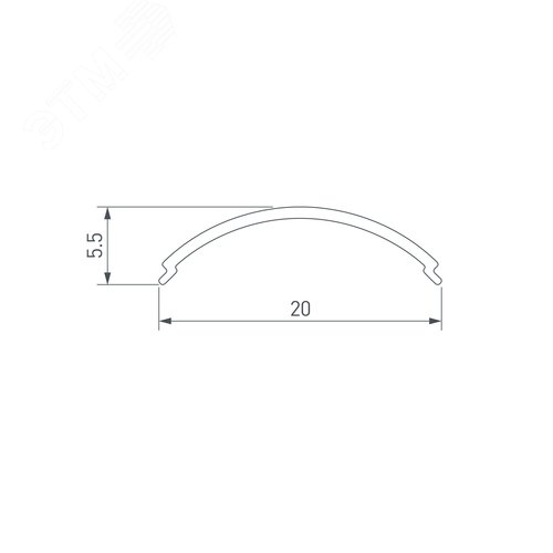 Экран ARH-DECORE-S12 Square Clear (ARL, Пластик) 3