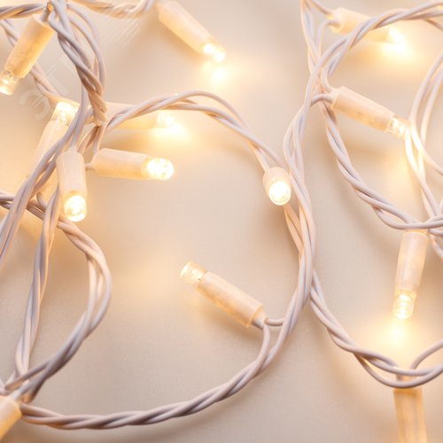 Гирлянда светодиодная декоративная ARD-STRING-CLASSIC-10000-WHITE-100LED-STD WARM 230V, 7W ARDCL, IP65 6