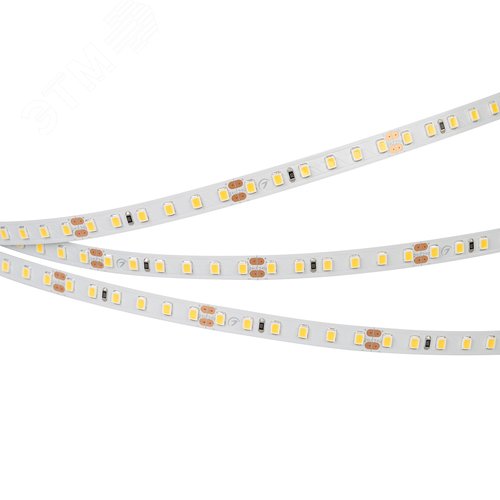 Лента светодиодная 9,6 Вт/м 24В IP20 3000K 120LED/м RT/RTW-A120-8-11mm SMD 2835 5 м - фото 2