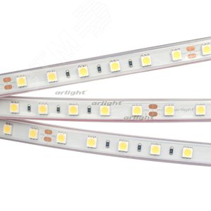 Лента LED RTW 2-5000P 24V White6000 2x (5060, 300 LED, LUX) (ARL, 14.4 Вт/м, IP66) (010357)