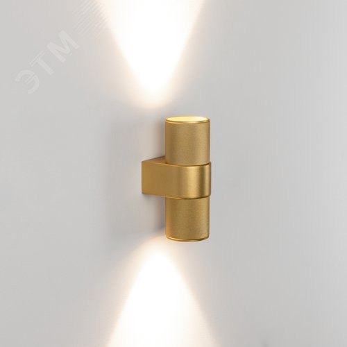 Светильник SP-SPICY-WALL-TWIN-S180x72-2x6W Day4000 (GD, 40 deg) (, IP20 Металл, 3 года) - фото 2