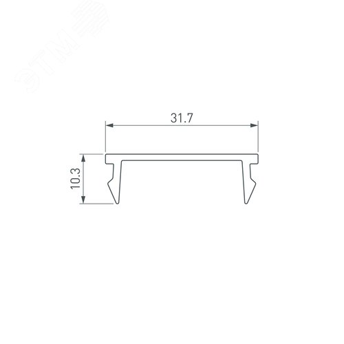 Экран ARH-DECORE-S12 Square Clear (ARL, Пластик) 11