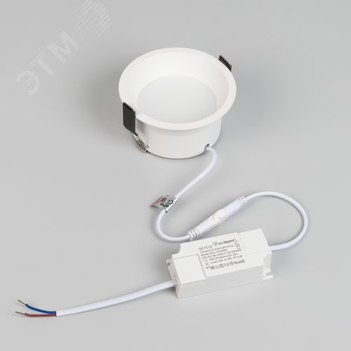Светильник MS-BREEZE-BUILT-R104-12W Warm3000 (WH, 90 deg, 230V) | 036615 | Arlight - фото 5