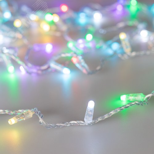 Гирлянда светодиодная декоративная ARD-STRING-CLASSIC-20000-CLEAR-200 LED-SYNC RGB 230V, 13W ARDCL, IP65 - Arlight