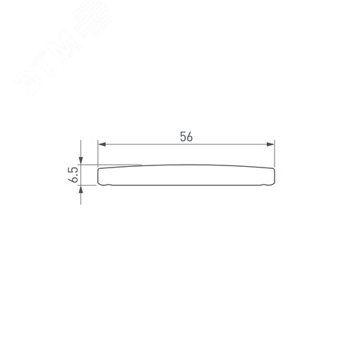 Заглушка ARH-DECORE-S12-EXT Flat глухая (ARL, Пластик) 15