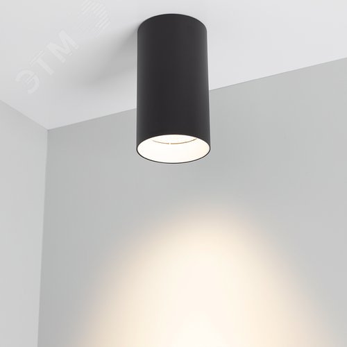 Светильник накладной SP-POLO-R85-1-15W Warm White 40deg (Black, White Ring) (ARL, IP20 Металл, 3 года) 4