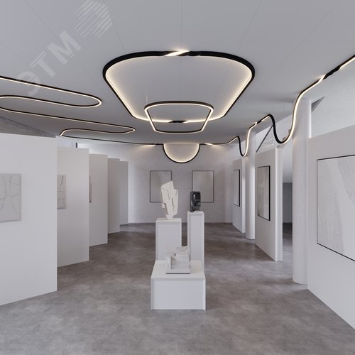 Профиль SL-ARC-3535-D800-A45 SILVER (320мм, дуга 1 из 8) (ARL, Алюминий) 6