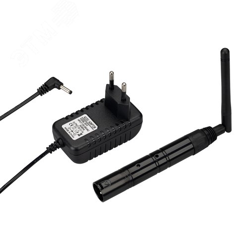 Усилитель SMART-DMX-Transmitter Black 5V, XLR3 Female, 2.4G ARL, IP20 металл, 5 лет - Arlight