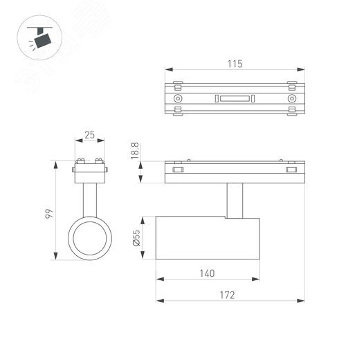 Контроллер ARD-PRO-LIVE-1.5M Black (230V, 1.6A) (ARDCL, Закрытый) 9