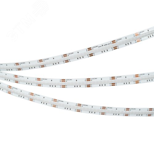 Лента светодиодная 16 Вт/м 24В IP20 RGB 840LED/м COB-X840-10-12mm CSP 5 м - фото 4