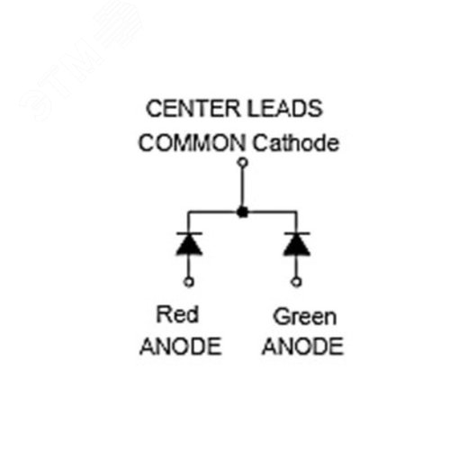 Светодиод ARL-3514EGW/3L (Arlight, 3мм (круглый)) 3