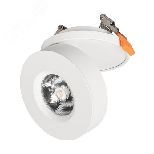 Светильник LGD-MONA-BUILT-R100-12W Warm3000 (WH, 24 deg) (, IP40 Металл, 3 года) - Arlight
