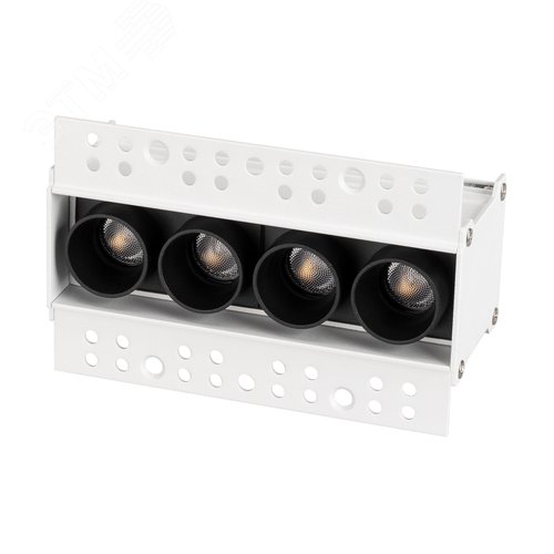 Светильник MS-ORIENT-BUILT-TRIMLESS-TC-S38x127-10W Day4000 (WH-BK, 30 deg, 230V) (ARL, IP20 Металл, 5 лет) - Arlight