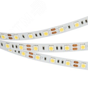 Лента RT 2-5000 12V Cool 8K 2x (5060, 300 LED, LUX) (Arlight, 14.4 Вт/м, IP20) (013341)