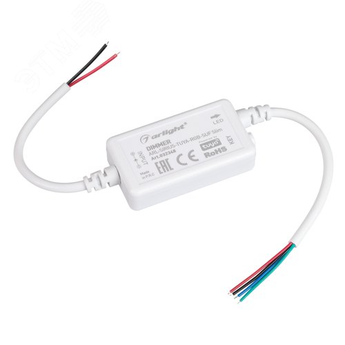 Диммер ARL-SIRIUS-TUYA-RGB-SUF Slim (12-24V, 3x2A, 2.4G) (Arlight, IP20 Пластик, 3 года) | 032348 | Arlight - Arlight