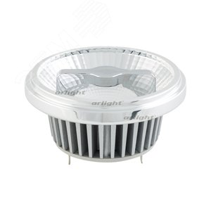 Лампа AR111-FORT-G53-15W-DIM Day4000 (Reflector, 24 deg, драйвер 350mA) (ARL, Металл) (026882) - Arlight