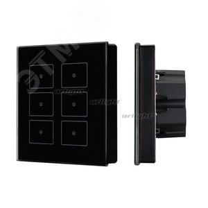 Панель Sens SR-KN0611-IN Black (KNX, DIM) (ARL, -) (023038)