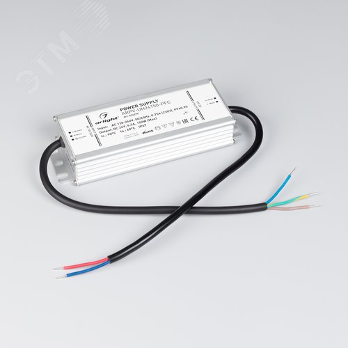 Блок питания ARPV-UH24150-PFC (24V, 6.3A, 150W) (ARL, IP67 Металл, 7 лет) - фото 3