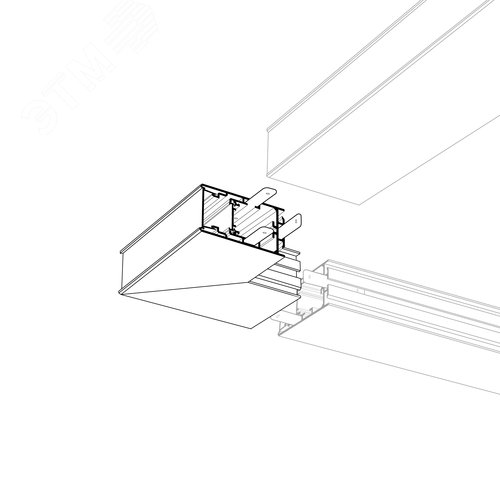 Светильник MAG-FLAT-FOLD-45-S605-18W Warm3000 (WH, 100 deg, 24V) ( IP20 Металл, 3 года) 10