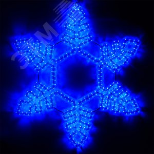 Фигура ARD-SNOWFLAKE-M2-940x940-576LED Blue (230V, 32W) (ARDCL, IP65) (025305) - Arlight