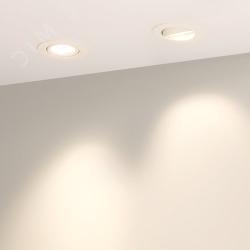 Светильник LTD-POLAR-TURN-R80-5W Warm3000 (WH, 36 deg, 230V) (ARL, IP20 Пластик, 3 года) - фото 2